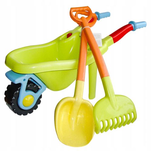 ECO Line lime wheelbarrow + rake shovel