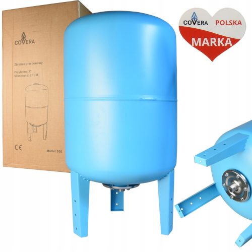  VERTICAL MEMBRANE TANK 100L FOR WATER HYDROPHOR HYDROPHOR COVER MADE OF STEEL