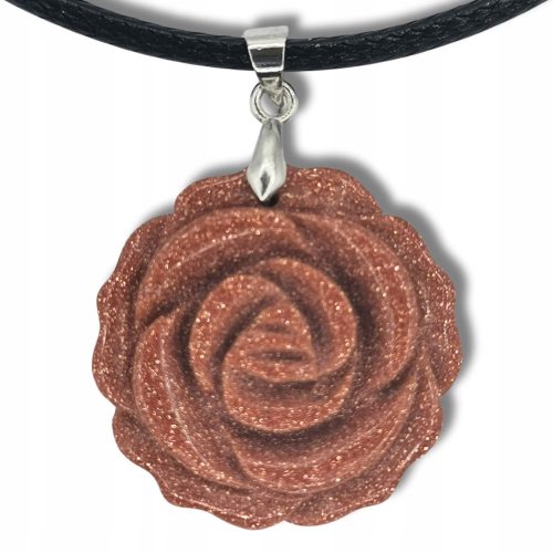  DESERT SAND pendant, stone, rose flower, pendant, talisman