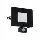  Eglo garden wall light black, integrated 30 W LED source