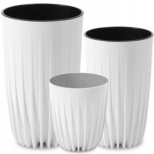  Flowerpot Lamela 42 cm x 25 x 42 cm Diameter 25 cm Plastic white + 2 more products