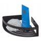  Tiger Caddy Corner Shower Basket Black