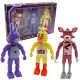  Five nights at freddy's chica foxy figure set