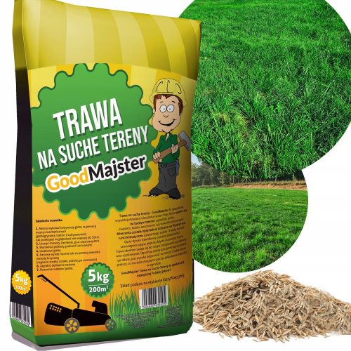  Grass mixture, for dry areas, garden GoodMajster 200 m² 5 kg