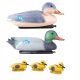  FLOATING DUCKS FOR THE POND - SET of 5 pieces