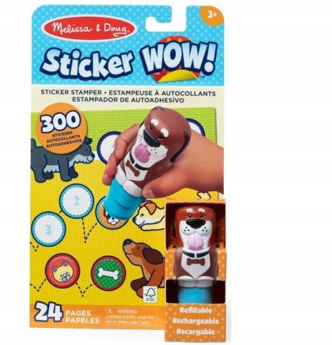  Melissa and Doug Classic Stickers, 300 Pack.