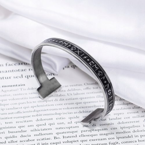  VIKING BRACELET Nordic RUNE SILVER 443