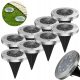  Plug-in solar lamp AKB-Poland silver 13 cm 8 pcs.