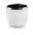  Polnix flowerpot 17 cm x 17 x 16 cm diameter 17 cm ceramic white, grey and silver tones