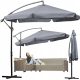  Lehmann umbrella with gallows, grey 350 x 240 cm