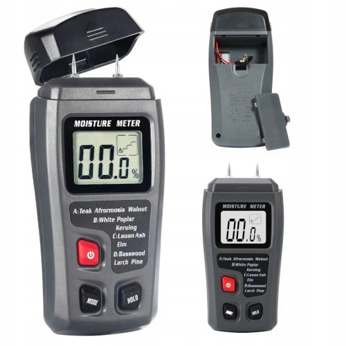 Impact-invasive wood moisture meter