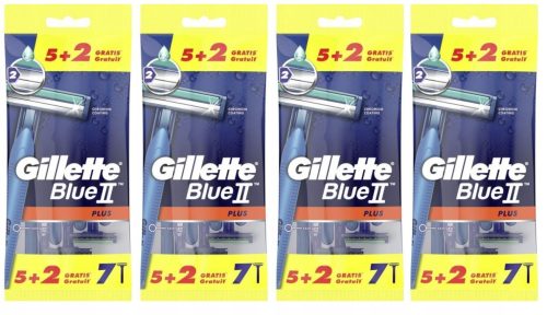  Gillette Blue II Disposable Razors 28 pcs.