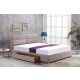  Halmar Merida upholstered double bed 160x200 in beige tones