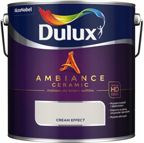  Dulux Ceramic Wall Paint 2.5 l Cream Effect Matt