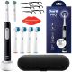  ORAL-B PRO 1 SERIES BLACK ELECTRIC TOOTHBRUSH + ACCESSORIES ACCESSORIES FOR HEADS