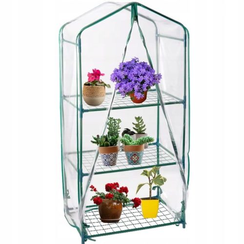  Mini greenhouse 126 cm x 60 cm made of metal