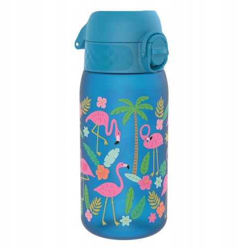  WATER BOTTLE FOR SCHOOL KINDERGARTEN BLUE FLAMINGO ION8 0.35 l