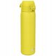  LIGHTWEIGHT STEEL WATER BOTTLE DRINKS STAINLESS STEEL YELLOW ION8 0.6 l