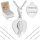  SILVER CHAIN + MEDALLION MOTHER OF GOD 925 GIFT COMMUNION BAPTISM ENGRAVING