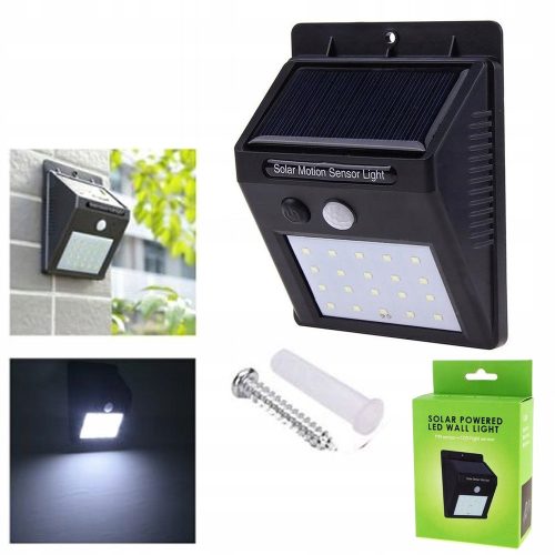  HALOGEN SOLAR LAMP 20 LEDS WITH MOTION SENSOR