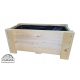  ZAWADA flowerpot 100 cm x 37 x 33 cm natural wood