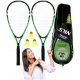 Nils NRS001 Racket with Badminton Set + CGROT Sports Guide IDEAL for LEARNING TO SHOP