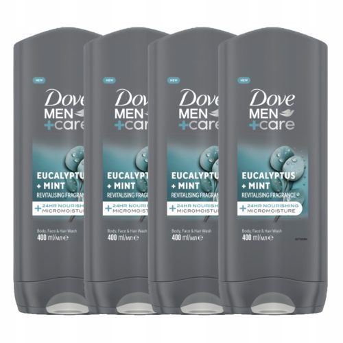  Dove Men+Care Eucalyptus+Mint Shower Gel 3 in 1 400 ml