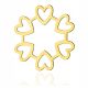  Gold Pendant for CELEBRITIES FLOWER
