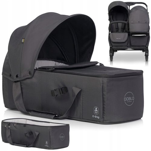  Soft carrycot insert for a double stroller, year after year DOBLO – Create 2 in 1