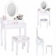  Italform dressing table matt white 75 x 147 x 40cm