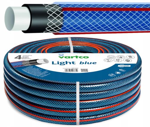  4-layer garden hose LIGHT BLUE 1" 20m VARTCO POLISH PRODUCT