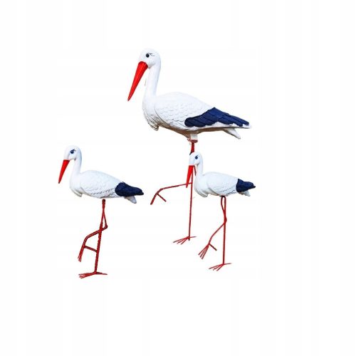  Decorative garden figure - BIG STORK WITH SMALL STORKS