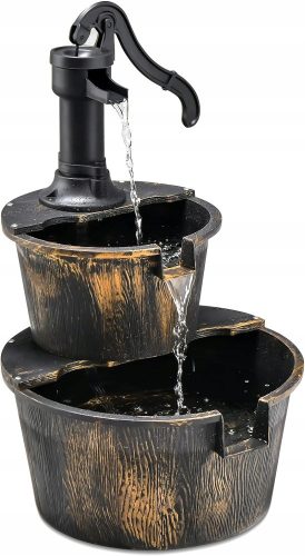  Garden fountain with water pump, decoration for garden, lawn, terrace