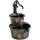  Garden fountain with water pump, decoration for garden, lawn, terrace