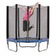 GARDEN TRAMPOLINE FOR CHILDREN PROTECTIVE NET ELASTIC MAT 183CM 150KG + Classic EcoKidWood sticker 1 pc.