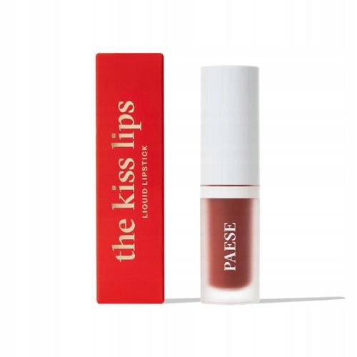  PAESE Liquid lipstick THE KISS LIPS 04 Rusty Red