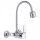  Yoka Home HENO wall-mounted kitchen faucet, silver