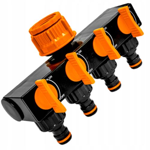 Bradas ECO-PWB3033 BLACK LINE 4-way distributor with valves