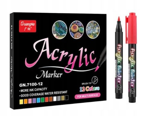  Marker Marker ACRYLIC Marker 12 pieces (C025)