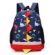  HOPKI kindergarten backpack with one compartment for boys, girls. Red tones, blue tones