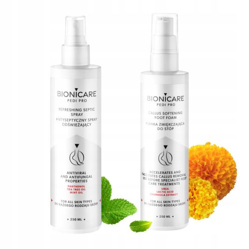  BIONICARE refreshing spray and FOOT SOFTENING FOAM SET