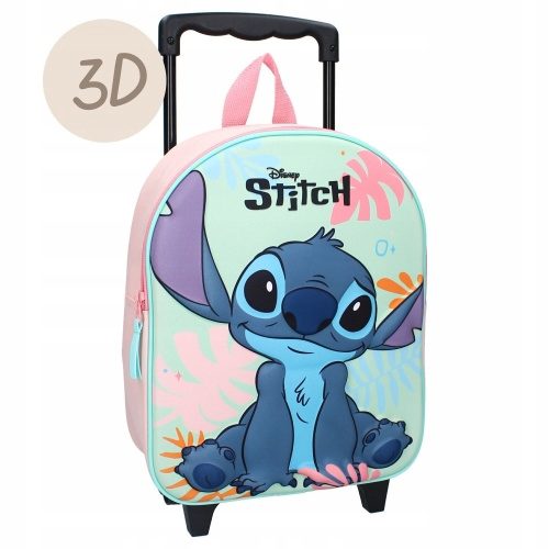  3D model on wheels of Lilo & Stitch