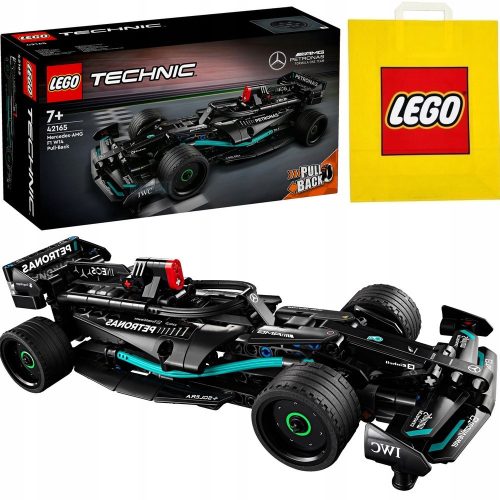  LEGO Technic 42165 Mercedes-AMG F1 W14 E Performance Pull-Back 42165 + LEGO Papiertüte