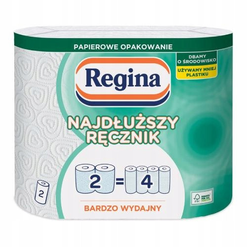  Regina paper towel in a pack of 2 white