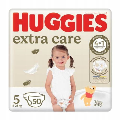  HUGGIES Extra Care Mega 5 (11-25kg) diapers 50pcs