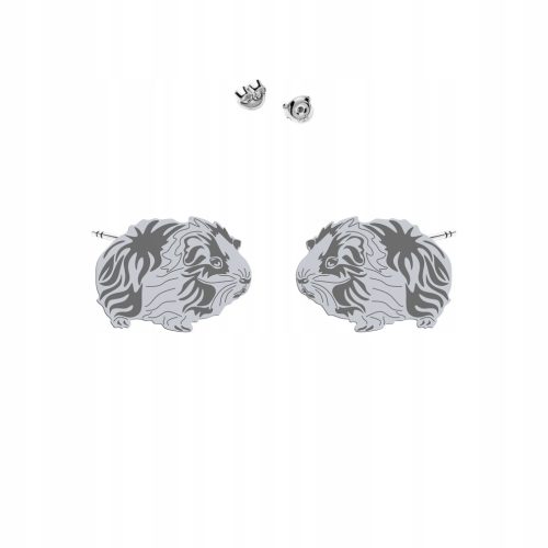  Silver Earrings Guinea Pig 925 Gift Woman Jewelry DEDICATION