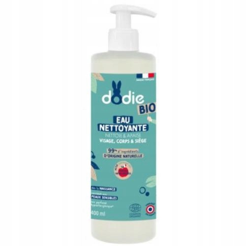  Dodie Organic Cleansing Water for Children 3in1, 400ml