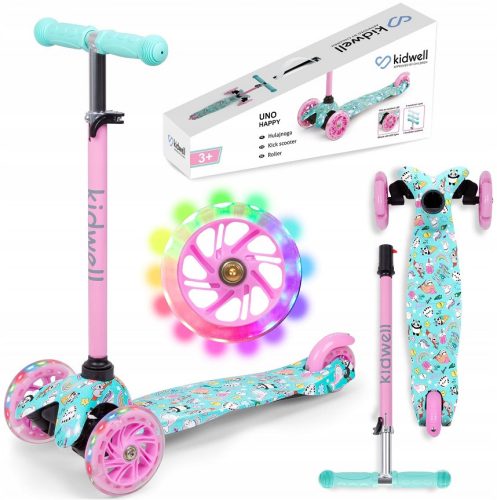  Kidwell UNO CATS dreirädriger Roller, rosa