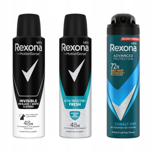  Rexona Men Black White Antitranspirant 150 ml