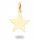  Gold star pendant with asterisk PR. 585